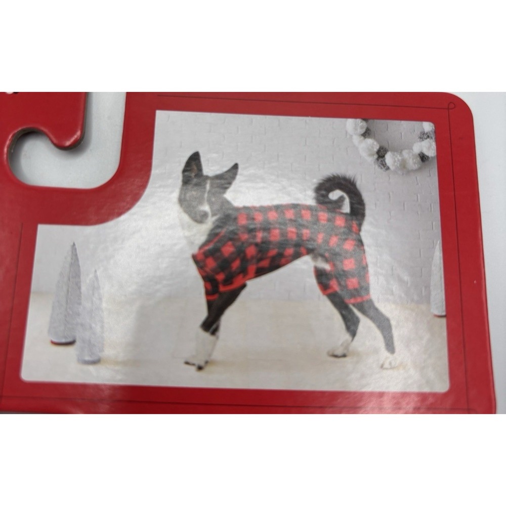 NWT Wondershop at Target‎ Large Black Red Buffalo Checker Pet Pajamas